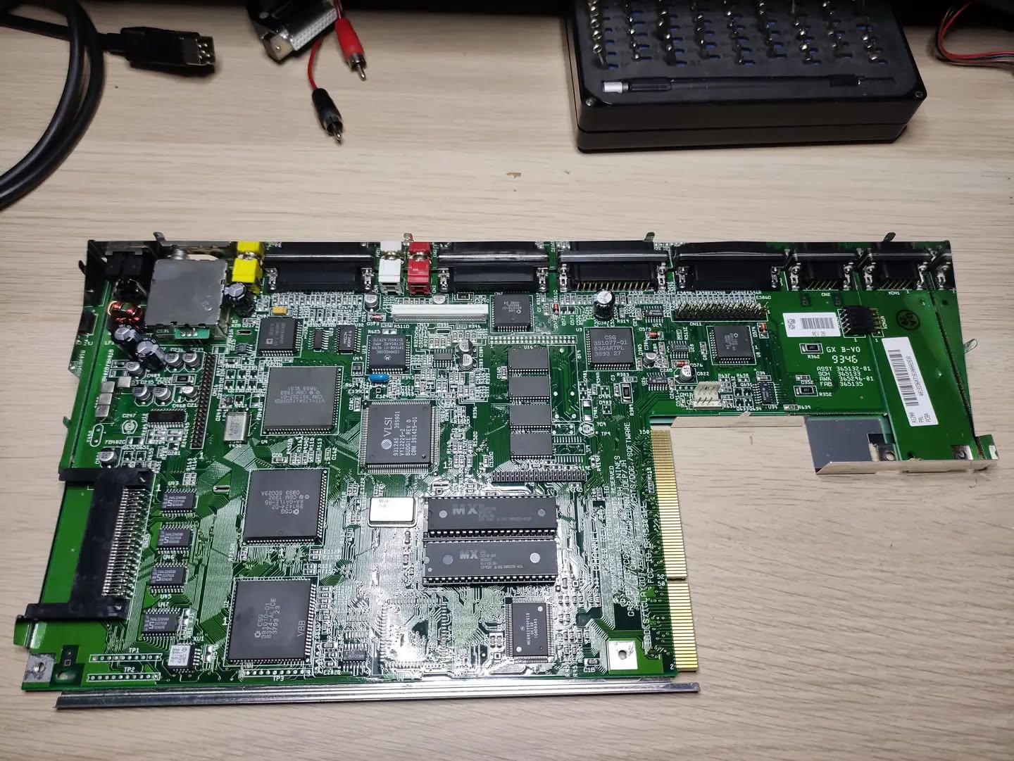 Verifica alimentazione su Amiga 1200 durante intervento